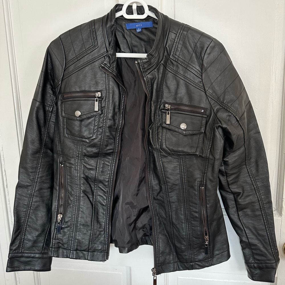 Apt 9 Faux Leather Jacket